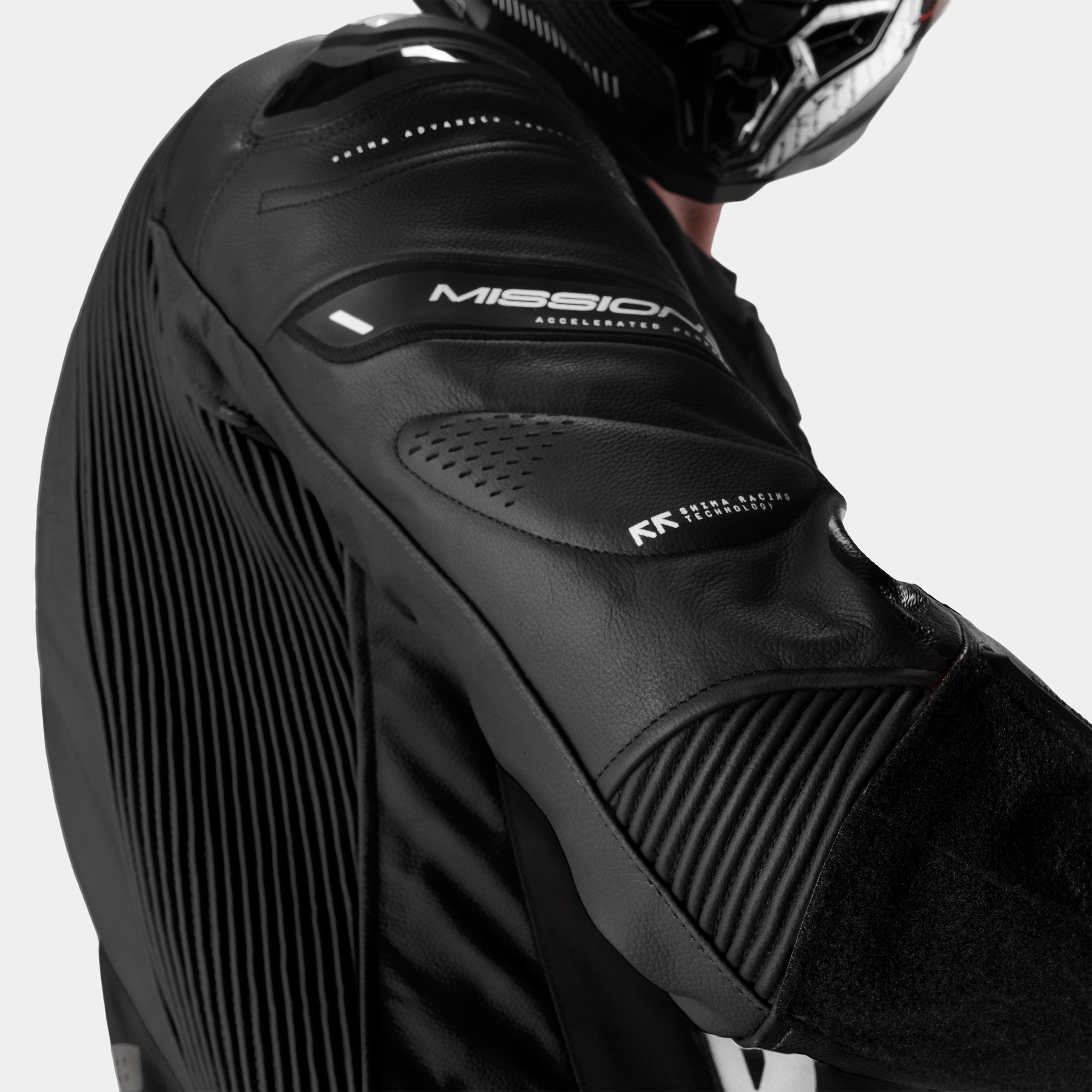 SHIMA MISSION RS MONO DE HOMBRE 1PC NEGRO BLANCO 