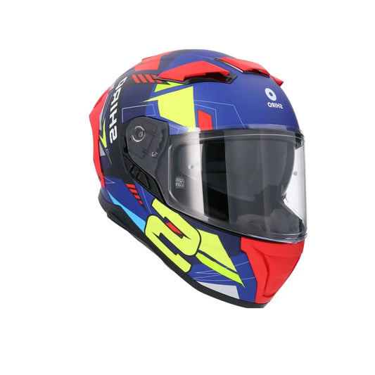 SHIRO Alpha Moto Aggiornamento Caschi Blu Rosso Giallo Opaco