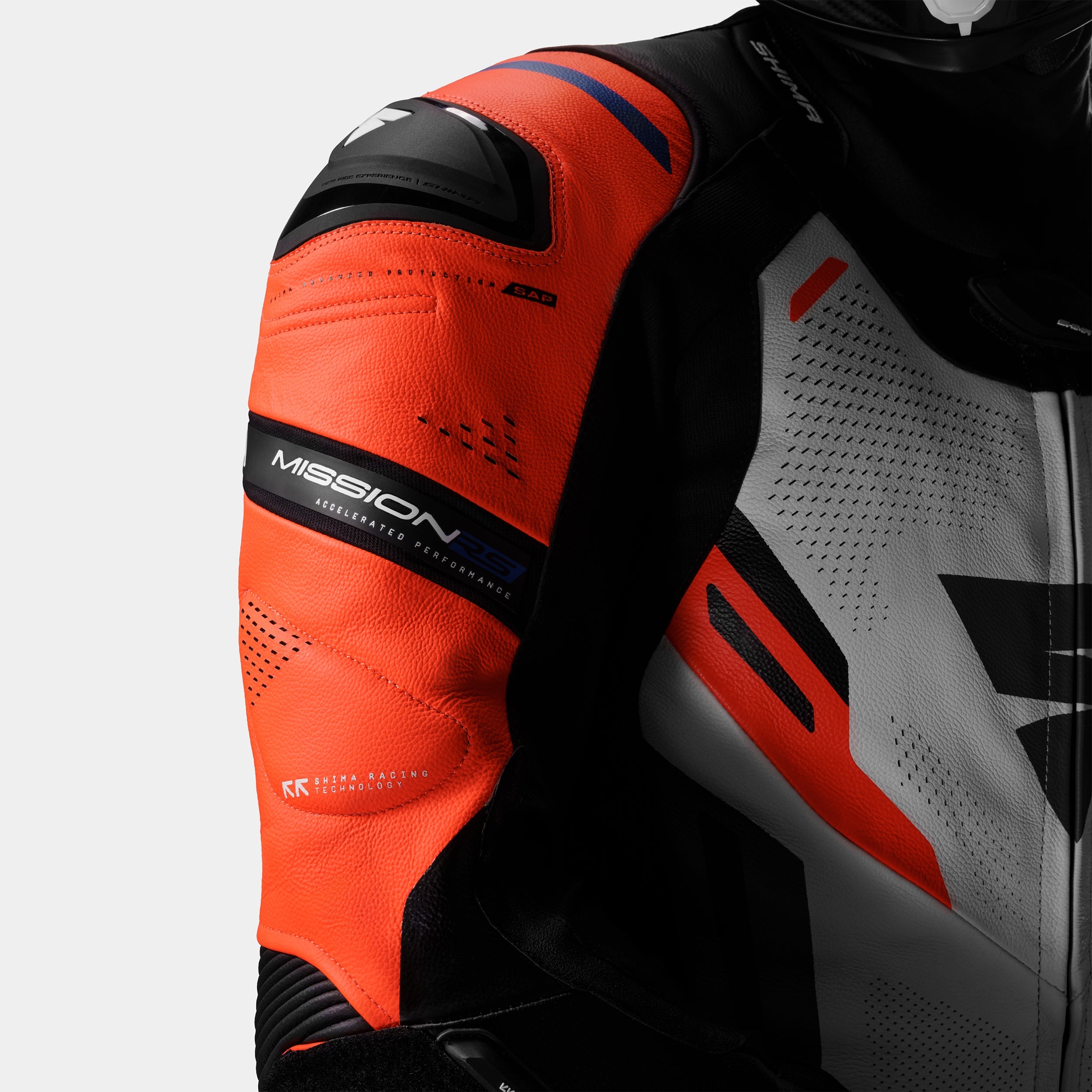 SHIMA MISSION RS MONO DE HOMBRE 1PC AZUL BLANCO ROJO 