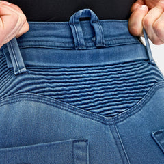 SHIMA ZENITH VAQUEROS DE MOTO MUJER AZUL 