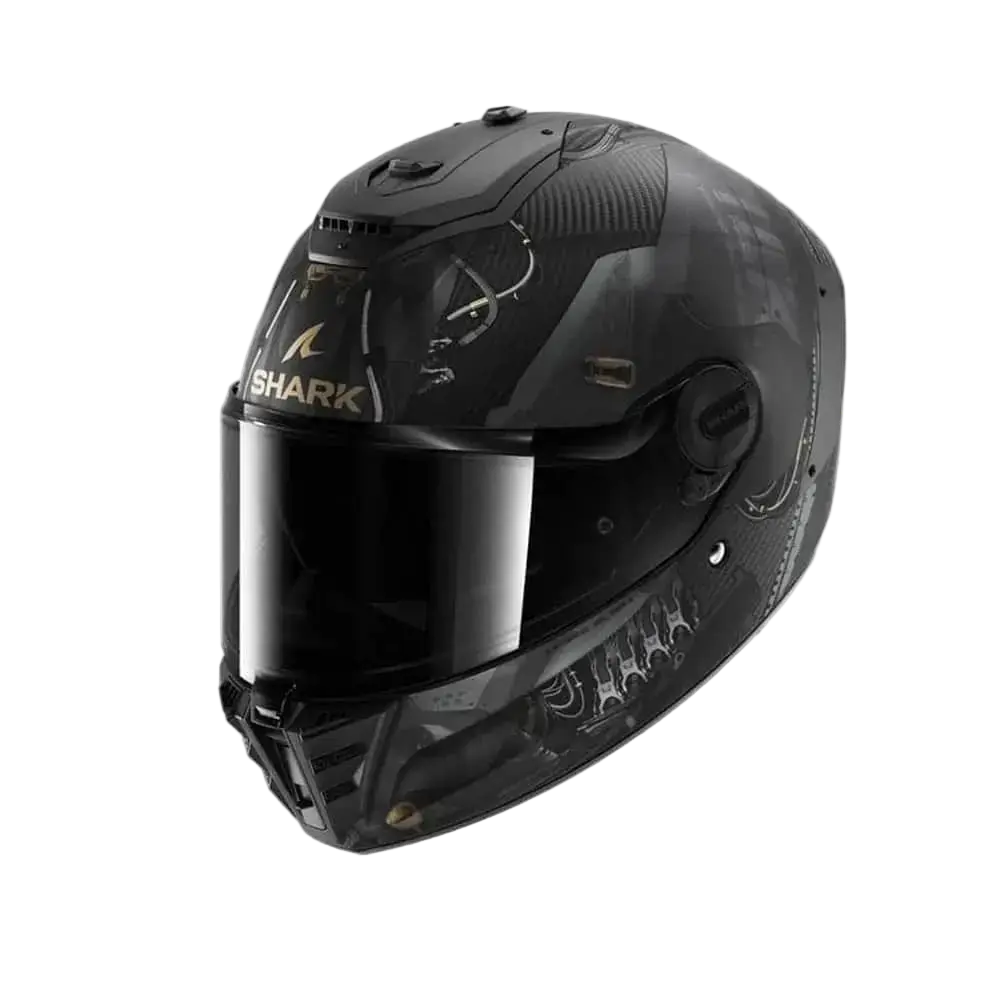 SHARK SPARTAN RS CARBON XBOT Carbonio Integrali Caschi Opaco Antracite Rame 