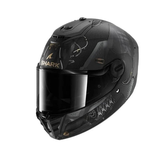 SHARK SPARTAN RS CARBON XBOT Carbonio Integrali Caschi Opaco Antracite Rame