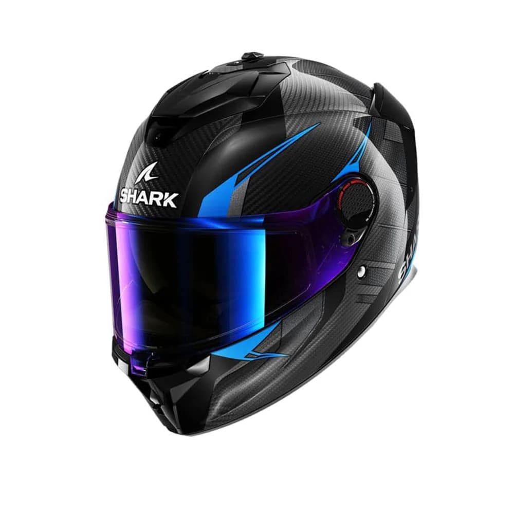 SHARK SPARTAN GT PRO CARBON Moto Integrali Caschi Azzurro Nero