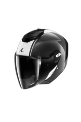 SHARK RS Jet Carbonio Moto Caschi Bianco Nero 