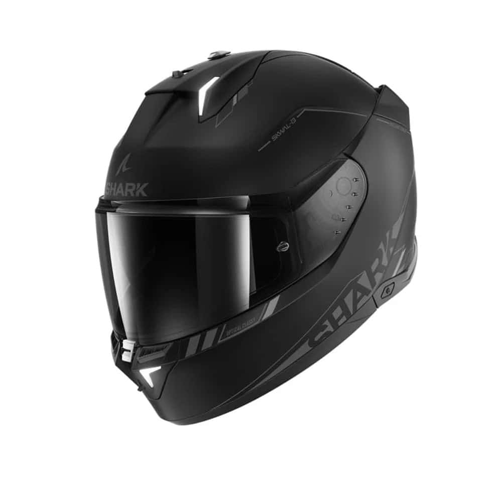 SHARK SKWAL I3 INTEGRALE CASCHI NERO OPACO ANTRACITE