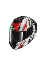 SHARK SPARTAN RS HIBOLT Moto Integrale Caschi Nero Rosso Cromo 
