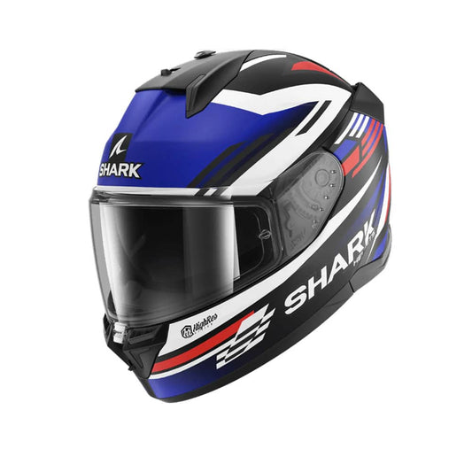 SHARK D-SKWAL 3 FIRSTLAP Moto Caschi Nero Opaco Blu Rosso