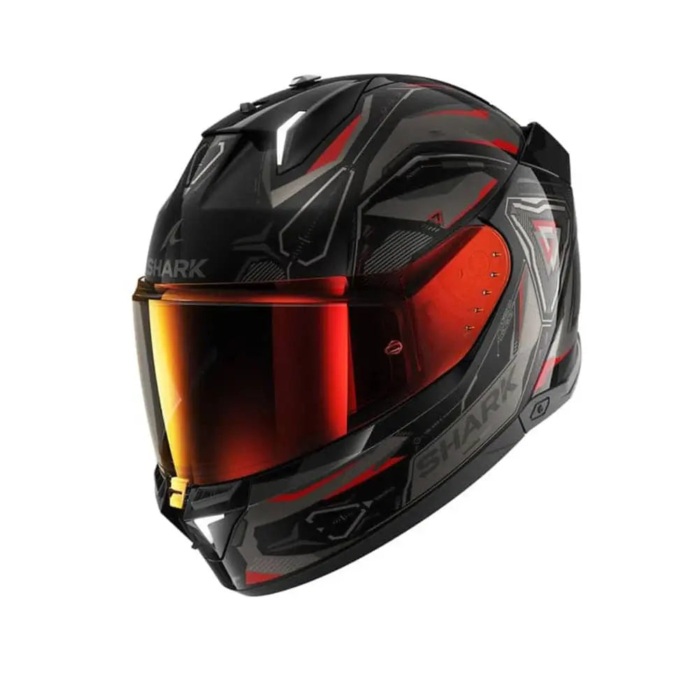 SHARK SKWAL I3 Moto Integrali Caschi Nero Rosso Antracite