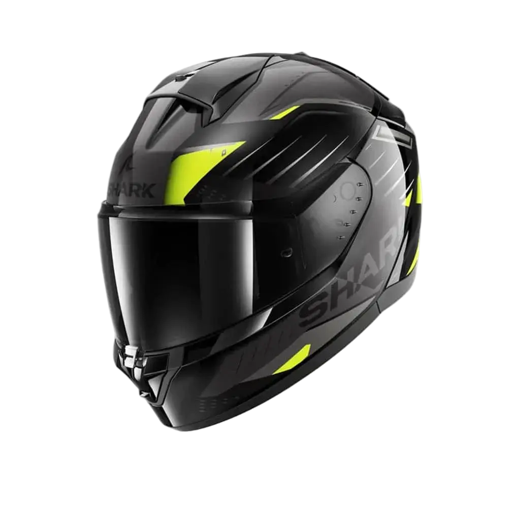 SHARK RIDILL 2 Moto Integrali Caschi Nero Grigio Giallo 