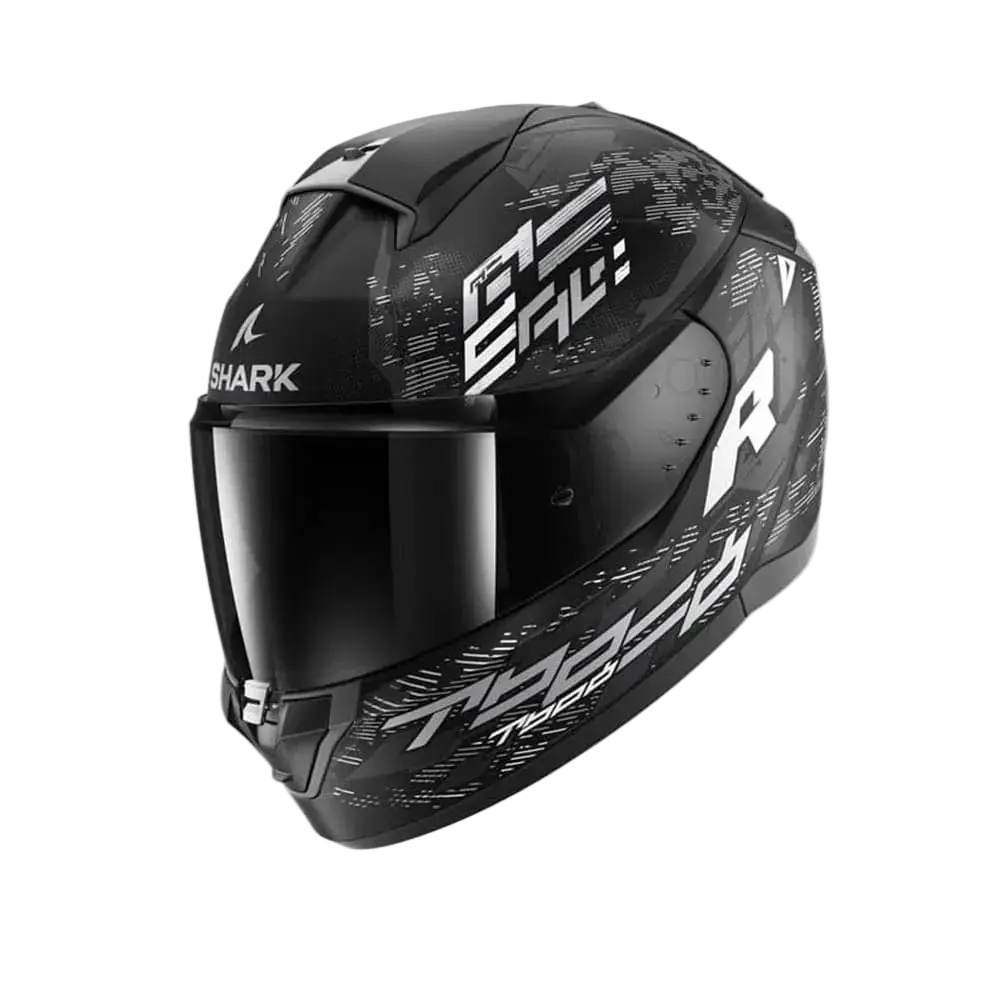 SHARK RIDILL 2 MOLOKAI MOTO INTEGRALI TURISMO CASCHI NERO BIANCO 