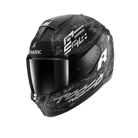 SHARK RIDILL 2 MOLOKAI MOTO INTEGRALI TURISMO CASCHI NERO BIANCO