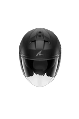 SHARK SKWAL BLANK SHADOW Moto Jet Caschi Nero Opaco 