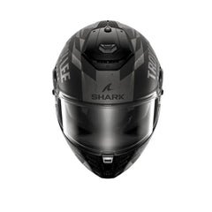 SHARK SPARTAN RS RACESHOP Integrali Caschi Nero Opaco Antracite Argento