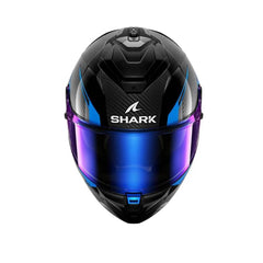 SHARK SPARTAN GT PRO CARBON Moto Integrali Caschi Azzurro Nero