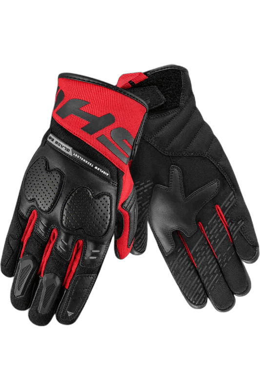 SHIMA BLAZE 2.0 GUANTI MOTO UOMO TRAFORATI NERO ROSSO
