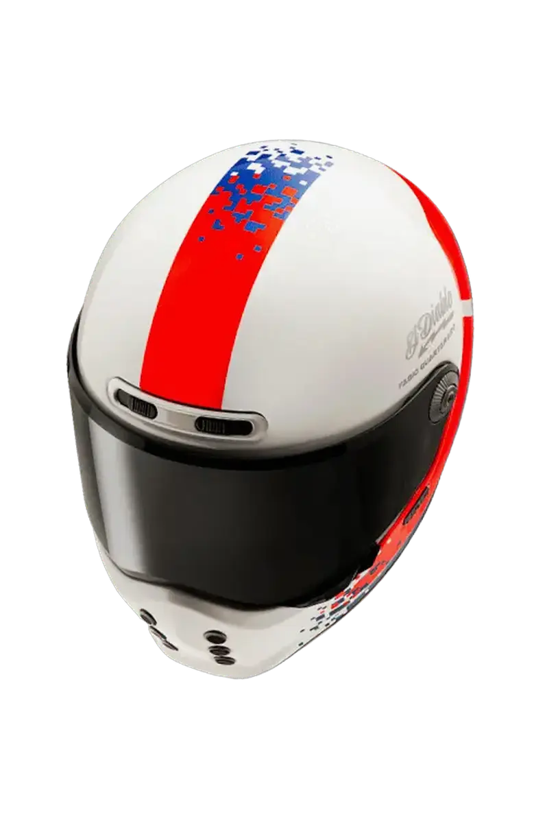 HJC V10 FQ20 RETRO MC21 Moto Integrali Vintage Stile Caschi 