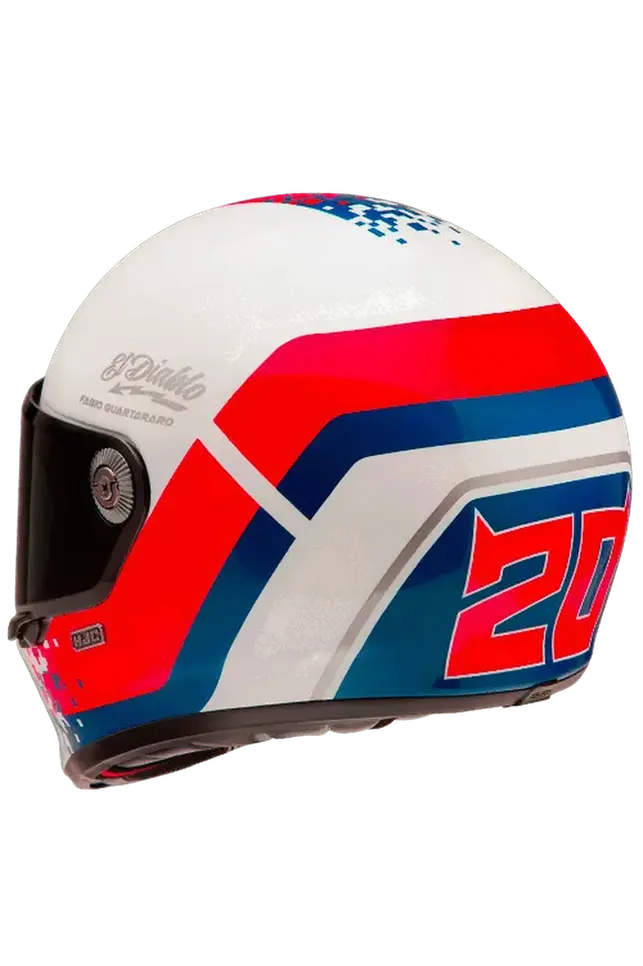 HJC V10 FQ20 RETRO MC21 Moto Integrali Vintage Stile Caschi 