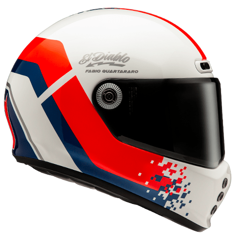 HJC V10 FQ20 RETRO MC21 Moto Integrali Vintage Stile Caschi 