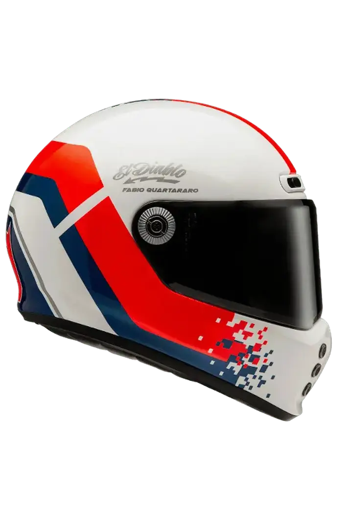 HJC V10 FQ20 RETRO MC21 Moto Integrali Vintage Stile Caschi 