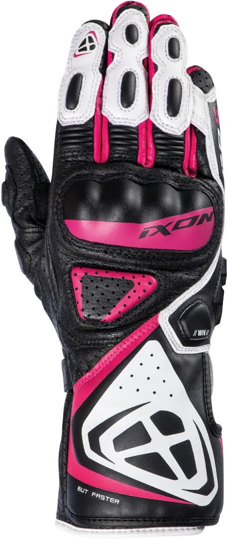 IXON GP5 AIR GLOVES FOR WOMEN, BLACK, WHITE, FUCHSIA – Yamoto.it
