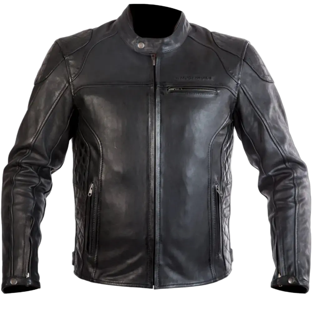 MUGENRACE LJ MNR 1873 Sakliot Motociclista Pelle Giacca Nera 