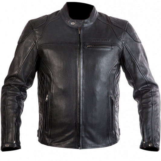MUGENRACE LJ MNR 1873 Sakliot Motociclista Pelle Giacca Nera