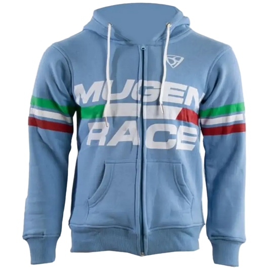MUGENRACE H-MNR-2489 Felpa Cappuccio Cotonen Azzurro Cielo 
