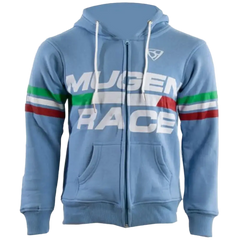 MUGENRACE H-MNR-2489 Felpa Cappuccio Cotonen Azzurro Cielo 