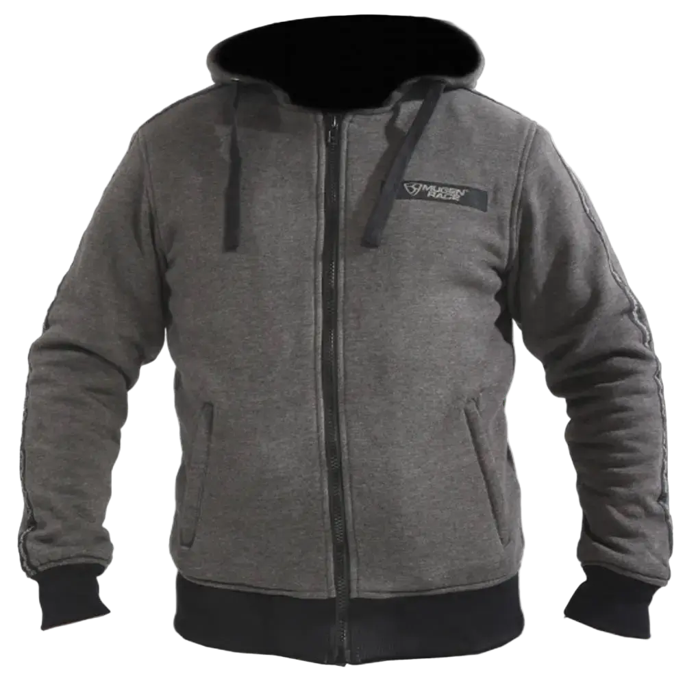 MUGENRACE SW-MNR-2366 Felpa Manyo Protezioni Grigio 