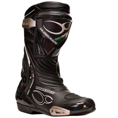 MUGENRACE Bat-Me-1690 Muiran Capisco Tre Moto Sports Stivali Nero 