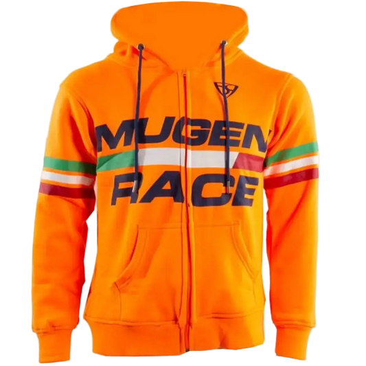 MUGENRACE H-MNR-2489 Felpa Cappuccio Cotone Arancia 
