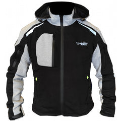 MUGENRACE H-MNR-2484 Felpa Judo Nera Grigio Chiaro