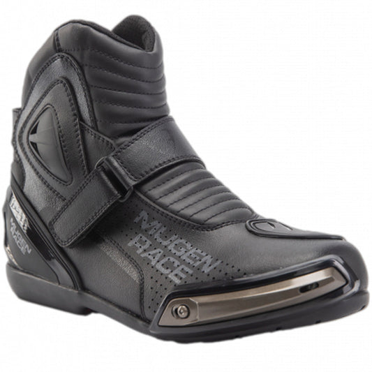 MUGENRACE MNR-2391 Hurry Moto Corti Stivali Neri