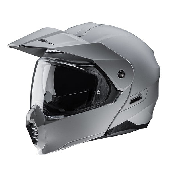 HJC C80 UNI Casco Modular Par Motociclismo De Aventura Gris