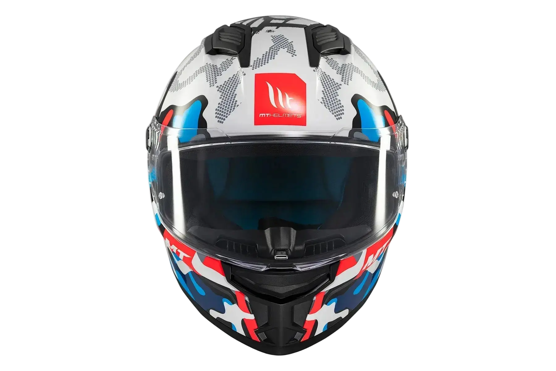 MT Stinger 2 Yozu Caschi Integrali Da Moto Blu / Bianco 