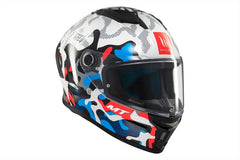 MT Stinger 2 Yozu Caschi Integrali Da Moto Blu / Bianco 