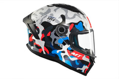 MT Stinger 2 Yozu Caschi Integrali Da Moto Blu / Bianco 