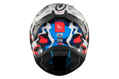 MT Stinger 2 Yozu Caschi Integrali Da Moto Blu / Bianco 