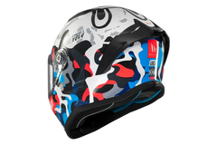 MT Stinger 2 Yozu Caschi Integrali Da Moto Blu / Bianco 