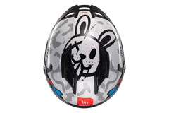 MT Stinger 2 Yozu Caschi Integrali Da Moto Blu / Bianco 