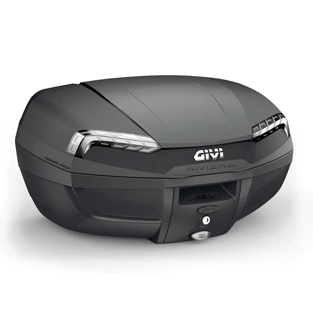 GIVI E46 RIVIERA Valigia Ml 46 Lts Base Nera/N C/Catad Aumado