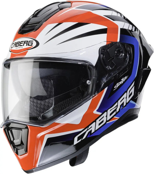 CABERG DRIFT EVO MR55 Moto Integrali Caschi Bianco Rosso Blu