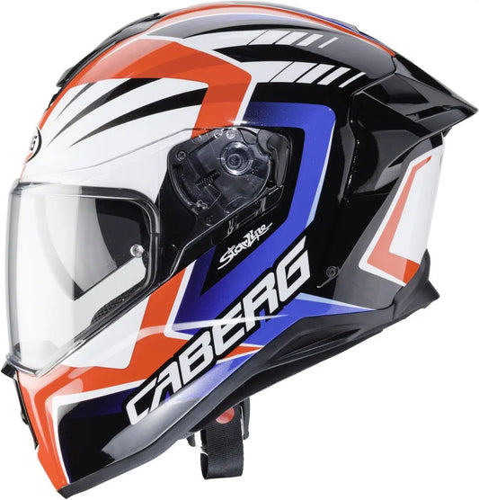 CABERG DRIFT EVO MR55 Moto Integrali Caschi Bianco Rosso Blu