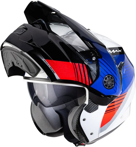 CABERG Tourmax Titan Moto Modulare Avventura Caschi Bianco Blu Rosso – Yamoto.it