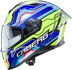 CABERG DRIFT EVO LB29 Moto Integrali Caschi Nero Giallo Fluo Blu