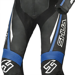Shua Infinity Nero Blu 1PC Tute da Moto in Pelle Uomo thai