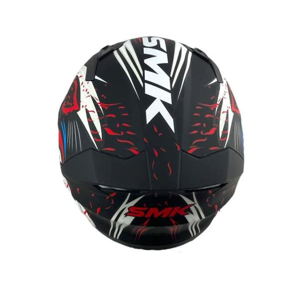 SMK STELLAR ANIMAL MA231 MOTO INTEGRALE CASCHI OPACO NERO BIANCO ROSSO