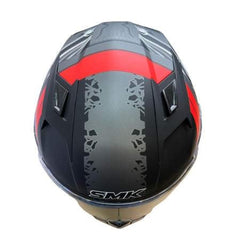 SMK STELLAR SWANK MADA672 MOTO INTEGRALE CASCHI OPACO NERO ROSSO GRIGIO 