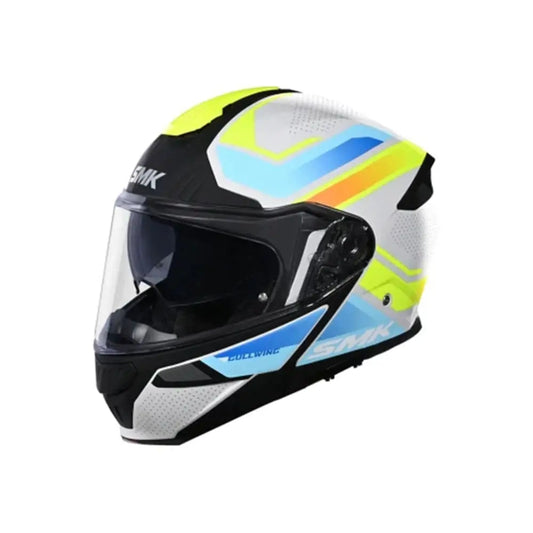 SMK GULLWING SUPERTOUR MA264 MOTO MODULARE CASCHI GRIGIO BLU GIALLO
