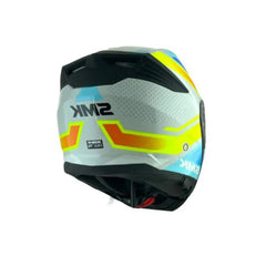 SMK GULLWING SUPERTOUR MA264 MOTO MODULARE CASCHI GRIGIO BLU GIALLO